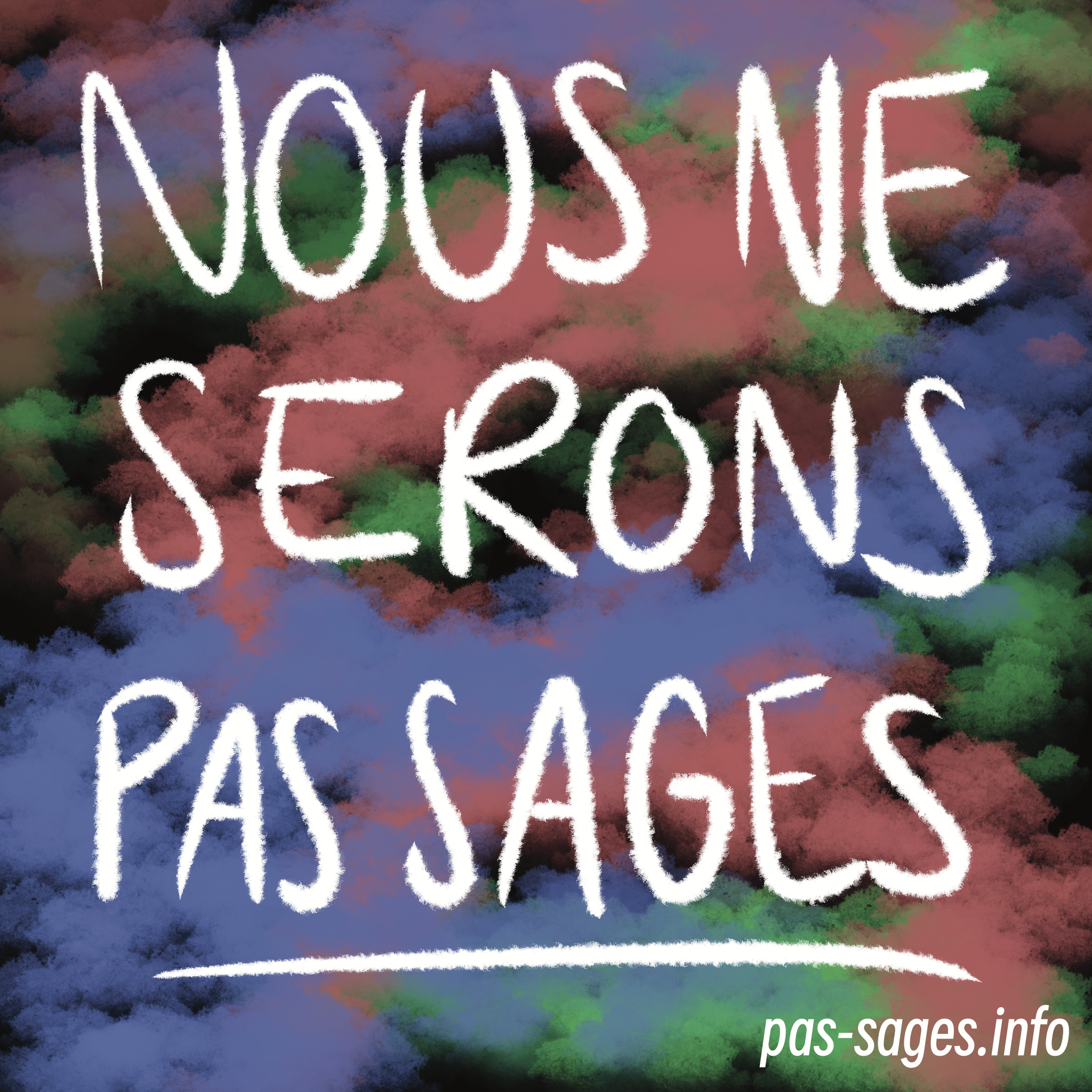 Nous ne serons pas sages. pas-sages.info