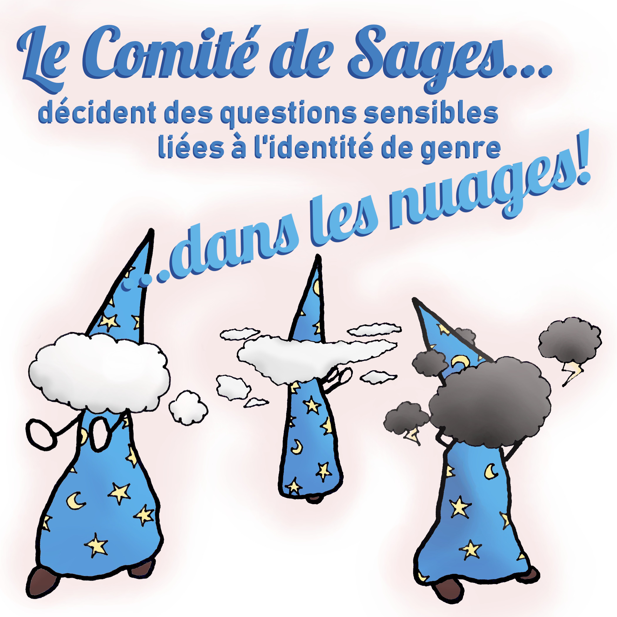 Le comité de sages décident des questions sensibles liées à l'identité de genre ... dans les nuages!